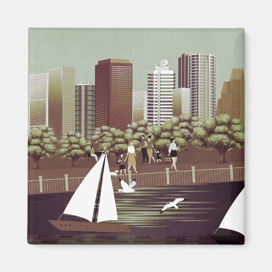 都市景観磁石 マグネット (正面)