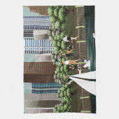 都市景観 キッチンタオル (縦)