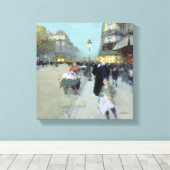 都市景観 キャンバスプリント (インサイチュ (ウッドフロア))