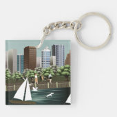 都市景観 キーホルダー (裏面)