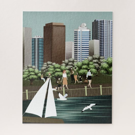 都市景観 ジグソーパズル (縦)