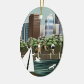 都市景観 セラミックオーナメント (左)
