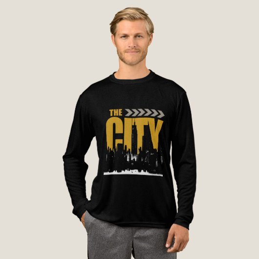 都市景観 トライブレンドTシャツ (正面全体)