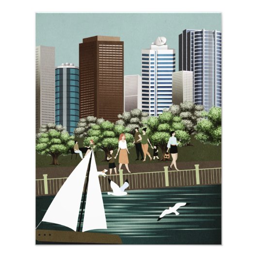 都市景観 フォトプリント            (正面)