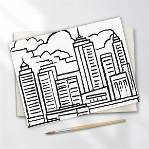 都市景観 ポストカード
