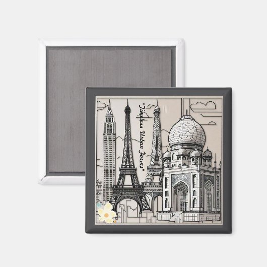 「都市景観」 マグネット (正面/裏面)
