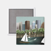 都市景観 マグネット (正面/裏面)