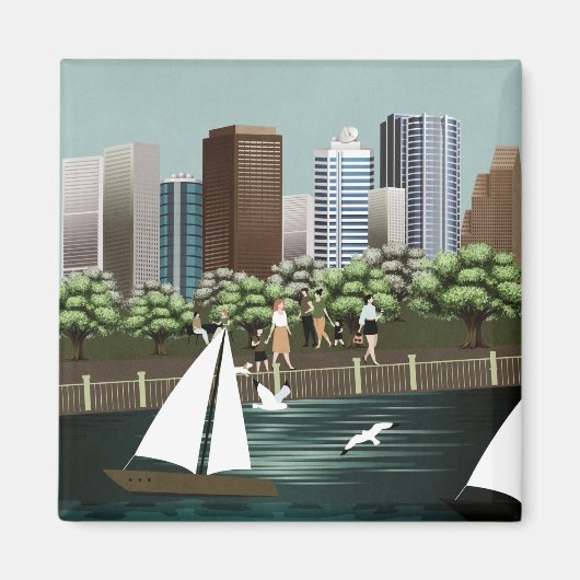 都市景観 マグネット (正面)