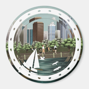 都市景観 マグネット