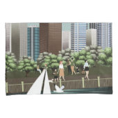 都市景観 枕カバー (正面右)