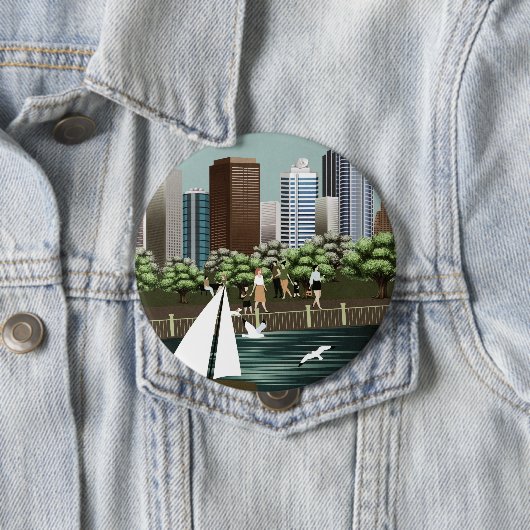 都市景観 缶バッジ (インサイチュ)