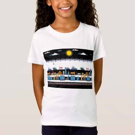 都市景観 Tシャツ (正面)
