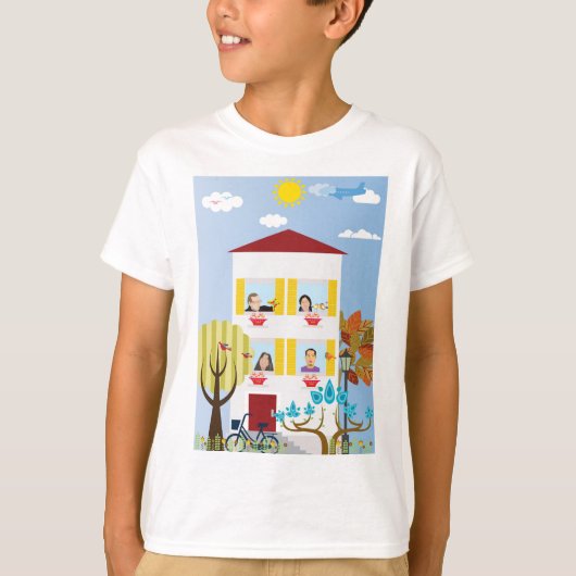都市景観 Tシャツ (正面)