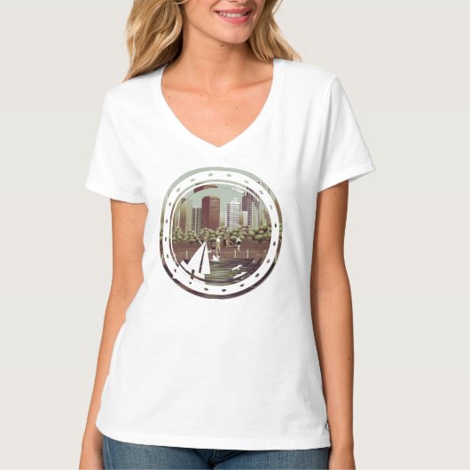 都市景観Tシャツ Tシャツ (正面)