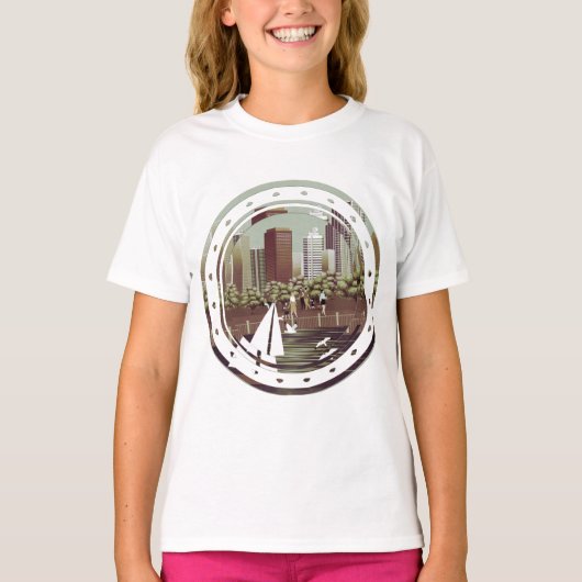 都市景観Tシャツ Tシャツ (正面)