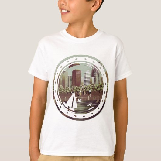 都市景観Tシャツ Tシャツ (正面)