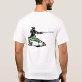 都市武士優れたT Tシャツ (裏面)