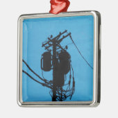 都市歩哨のオーナメント メタルオーナメント (左)