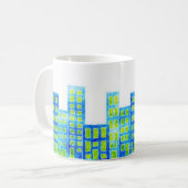 都市水彩都市景観MUG コーヒーマグカップ (正面左)