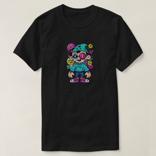 都市漫画の混乱 Tシャツ (デザイン正面)