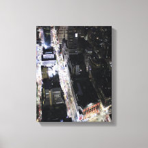 都市灯の航空写真