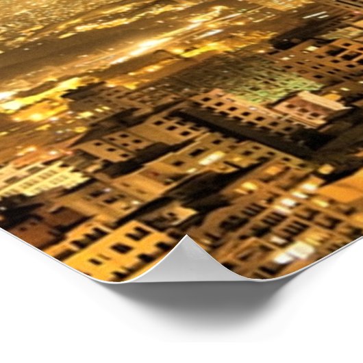 都市灯光 ポスター (角)