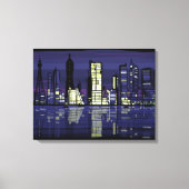 都市灯 キャンバスプリント (正面)