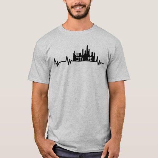 都市生命の鼓動 Tシャツ (正面)