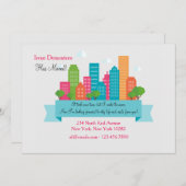 都市生活の移動発表を愛して下さい 案内状 (正面/裏面)