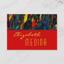 都市生活ユニセックス～名刺3.5インチx 2.5インチ 名刺