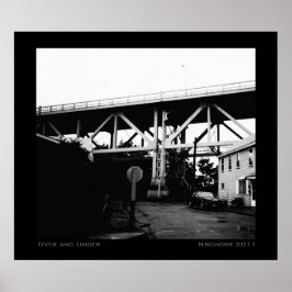 都市産業景観の上下 ポスター