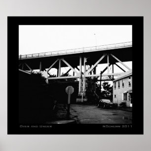 都市産業景観の上下 ポスター