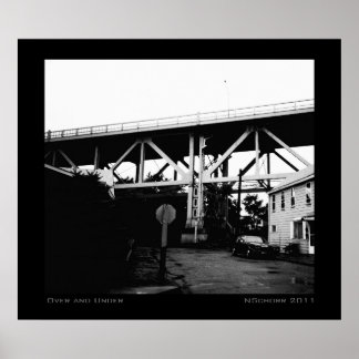 都市産業景観の上下 ポスター