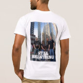 都市白のTシャツ Tシャツ (裏面)