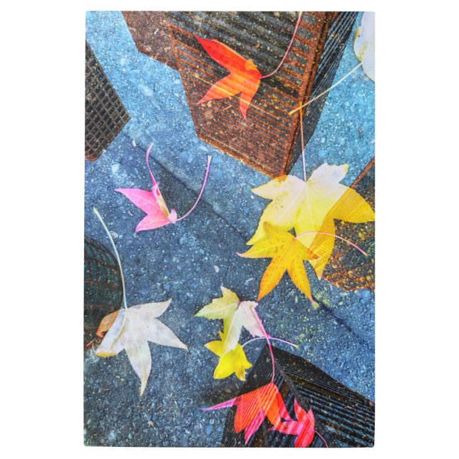 都市秋 メタルプリント (正面)