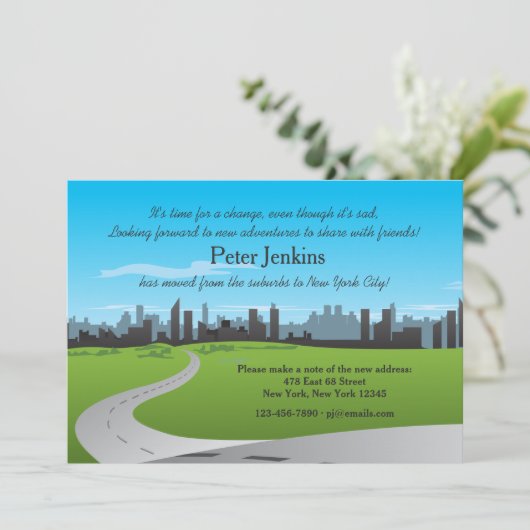 都市移動発表への移動 案内状 (スタンド正面)