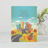 都市移動発表への道 案内状 (スタンド正面)