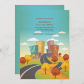 都市移動発表への道 案内状 (正面/裏面)