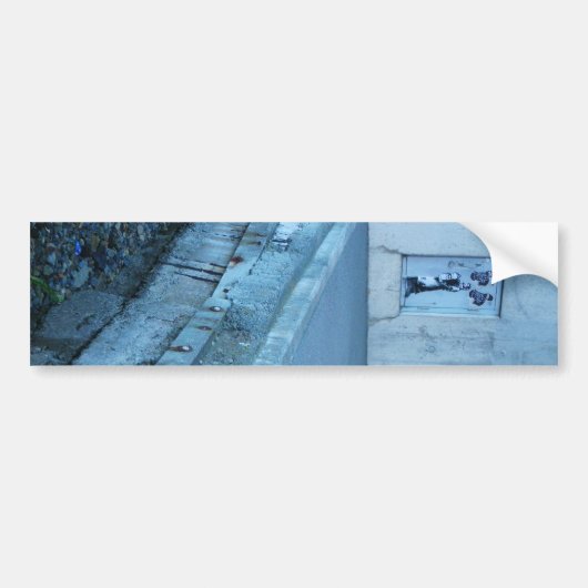 都市芸術 バンパーステッカー (正面)