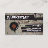 都市落書きのターンテーブルDJの名刺 名刺 (正面)