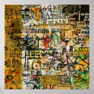 都市落書き消しポスター ポスター