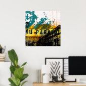 都市落書き消しポスター ポスター (ホームオフィス)