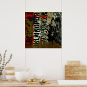 都市落書き消しポスター ポスター (キッチン)