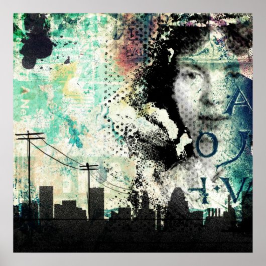 都市落書き消しポスター ポスター (正面)