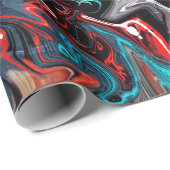 都市街並みグラフィティパーティー ラッピングペーパー (ロールコーナー)