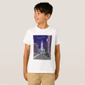 都市輝く子供の基本的なティー Tシャツ (正面フル)