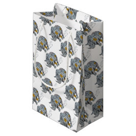 都市通りの芸術: リボンのサイ スモールペーパーバッグ