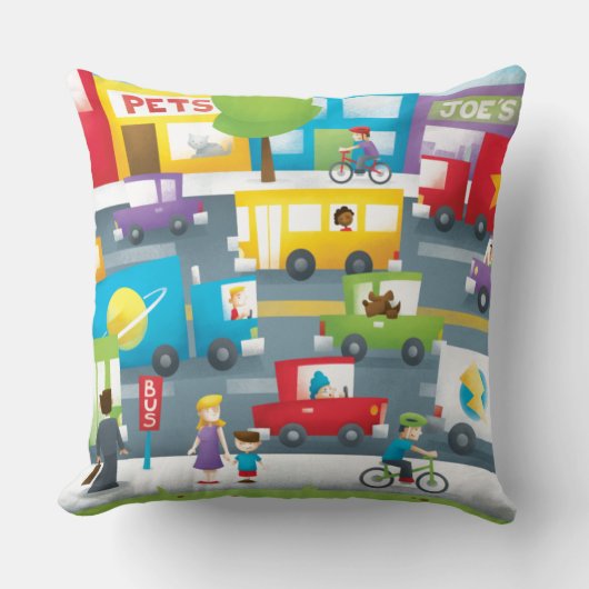 都市通り クッション (正面)