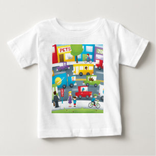 都市通り ベビーTシャツ