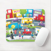 都市通り マウスパッド (マウス)